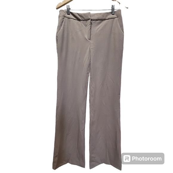 NWT CHICO'S 4R Beige Tan Work Trousers Office Career Contemporary Wardrobe - Picture 1 of 9